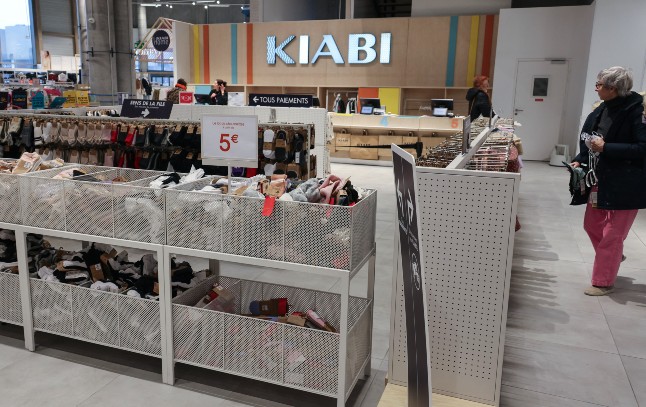 Kiabi en réalisé des ventes records en 2025. DENIS CHARLET / AFP