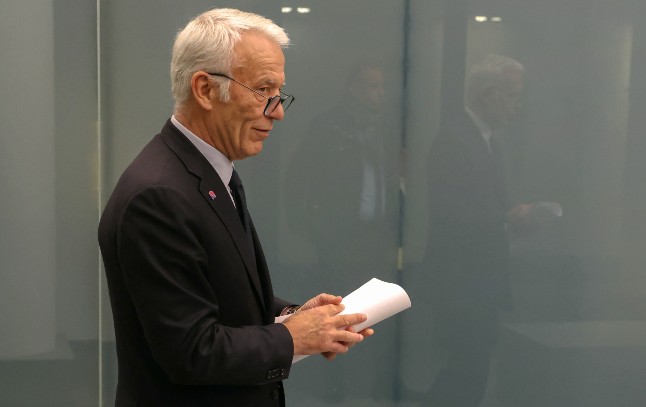 Patrick Martin, à la tête du MEDEF, en conférence de presse le 15 avril 2026. Alain JOCARD / AFP